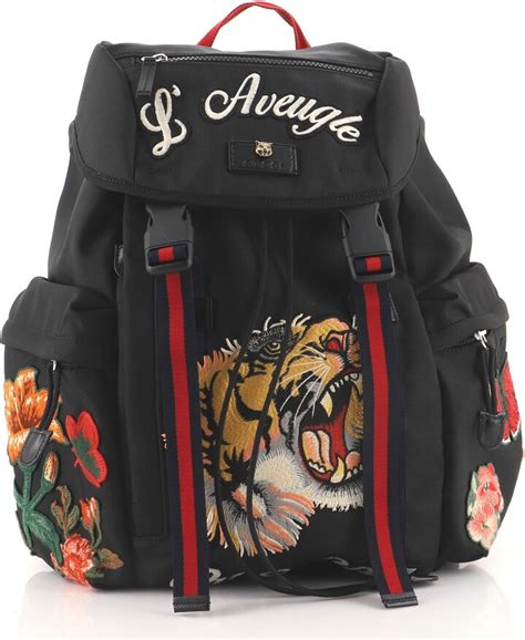 gucci techpack with embroidery replica